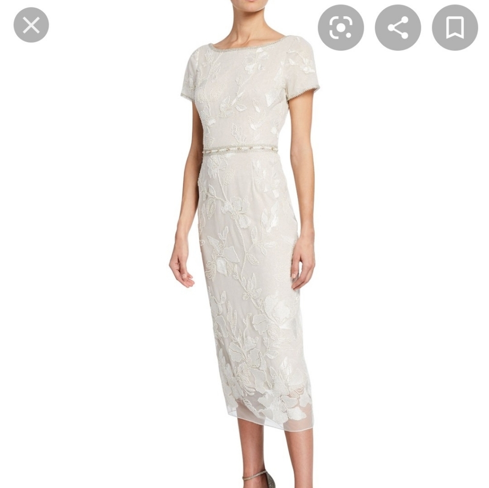 Gorgeous Marquesa Notte beaded shift dress sz 6